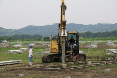 瀬戸内錦海メガソーラー発電所工事