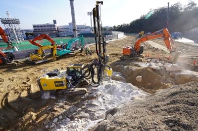 玉野競輪場　造成工事
