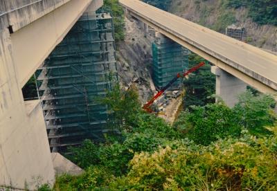 中国自動車道　北房耐震補強工事