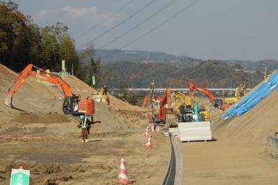 玉島笠岡道路金光地区　改良工事