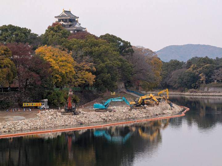 旭川内山下堤防整備工事