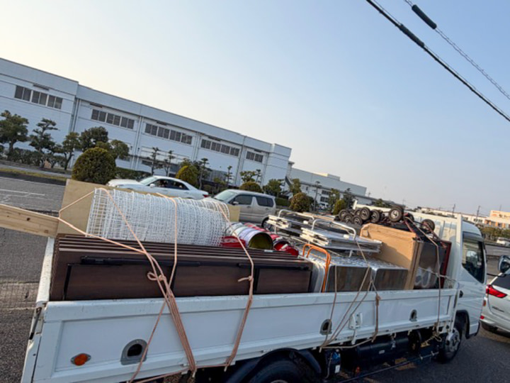 お花見準備の様子