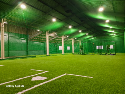 待望の室内練習場が完成しました