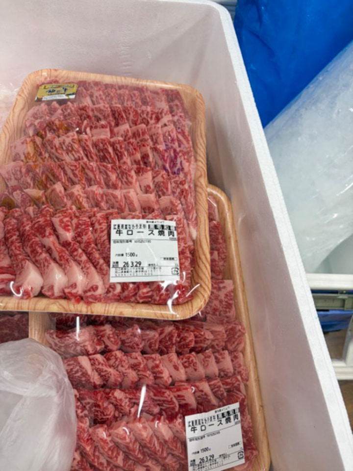 お花見準備の様子