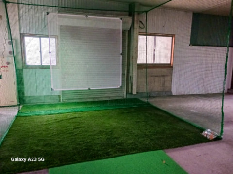 待望の室内練習場が完成しました